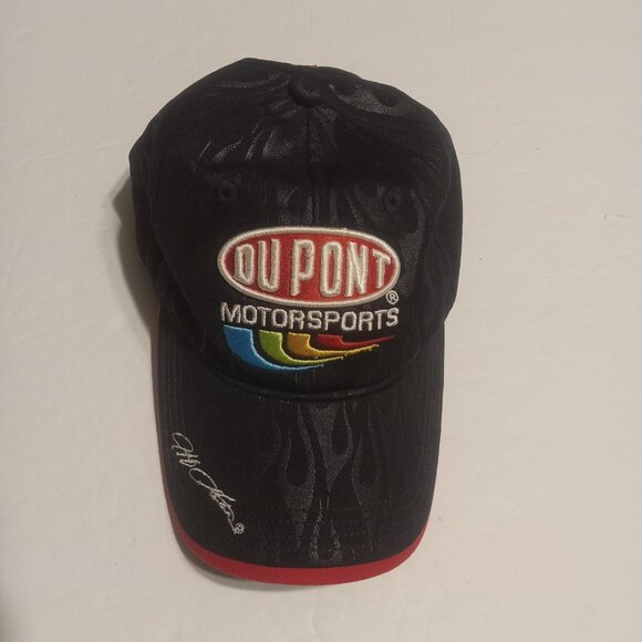 Jeff Gordon Dupont Motorsports Chase Authentics Black Flaming Hat/Cap - Picture 2 of 7